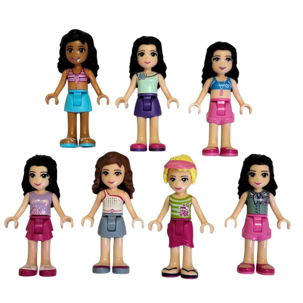 LEGO Friends Lot 3934 41090 Sets 7 Minidolls Pets Daily Life Accessories 201